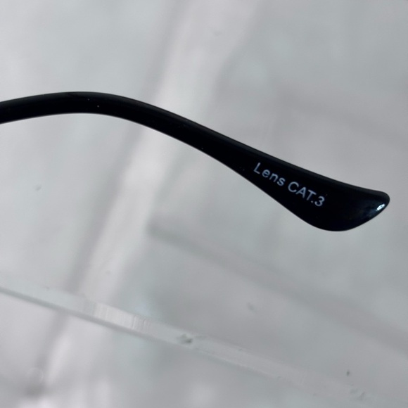 Quay Australia Black Aviator Sunglasses with Double Bridge main image 2